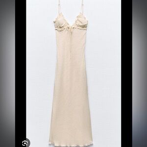 Zara - Polka Dot Maxi Dress - XS